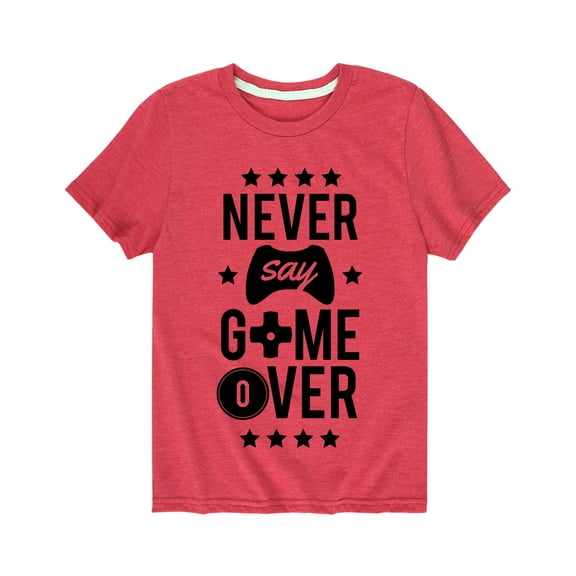 Instant Message - Never Say Game Over - Gaming Gamer Youth Short Sleeve Tee