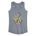 thumbnail image 1 of Instant Message - New Orleans - Women's Racerback Tank Top, 1 of 6