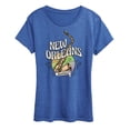 thumbnail image 1 of Instant Message - New Orleans - Women's Short Sleeve Graphic T-Shirt, 1 of 7