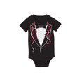 thumbnail image 1 of Instant Message - New Years Tuxedo - Infant Baby One Piece, 1 of 5