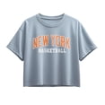 thumbnail image 1 of Instant Message - New York Basketball Short Sleeve Boxy Graphic T-Shirt, 1 of 6