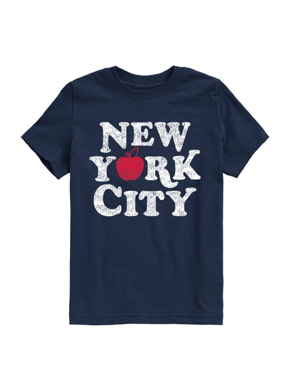 - New York City Apple Boys' Short Sleeve Graphic T-Shirt
