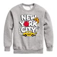 thumbnail image 1 of Instant Message - New York City Collage  - Toddler & Youth Crewneck Fleece Sweatshirt, 1 of 6