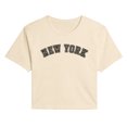 thumbnail image 1 of Instant Message - New York Cropped Graphic T-Shirt, 1 of 5