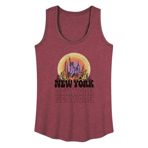 Instant Message - New York Vintage - Women's Racerback Tank Top