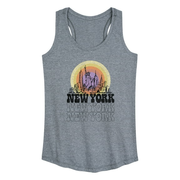 Instant Message - New York Vintage - Women's Racerback Tank Top