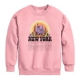 thumbnail image 1 of Instant Message - New York Vintage - Youth Boys Crew Fleece Sweatshirt, 1 of 4