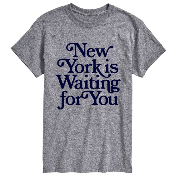 Instant Message - New York is Waiting For You Short Sleeve Graphic T-Shirt