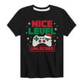 thumbnail image 1 of Instant Message - Nice Level Unlocked - Youth Short Sleeve Graphic T-shirt, 1 of 5