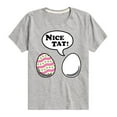 thumbnail image 1 of Instant Message - Nice Tat, Easter Eggs - Youth Short Sleeve Tee, 1 of 5