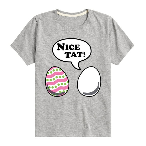 Instant Message - Nice Tat, Easter Eggs - Youth Short Sleeve Tee