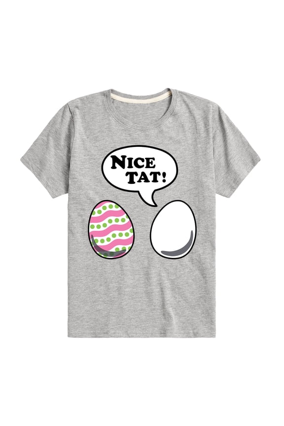 - Nice Tat, Easter Eggs - Youth Short Sleeve Tee