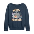 thumbnail image 1 of Instant Message - Night Forager - Women's Lightweight French Terry Long Sleeve Shirt, 1 of 6