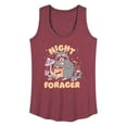 thumbnail image 1 of Instant Message - Night Forager - Women's Racerback Tank Top, 1 of 6