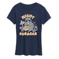 thumbnail image 1 of Instant Message - Night Forager - Women's Short Sleeve Graphic T-Shirt, 1 of 6