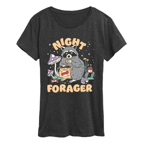 Instant Message - Night Forager - Women's Short Sleeve Graphic T-Shirt