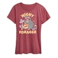 thumbnail image 1 of Instant Message - Night Forager - Women's Short Sleeve Graphic T-Shirt, 1 of 6