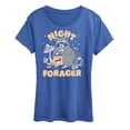 thumbnail image 1 of Instant Message - Night Forager - Women's Short Sleeve Graphic T-Shirt, 1 of 6
