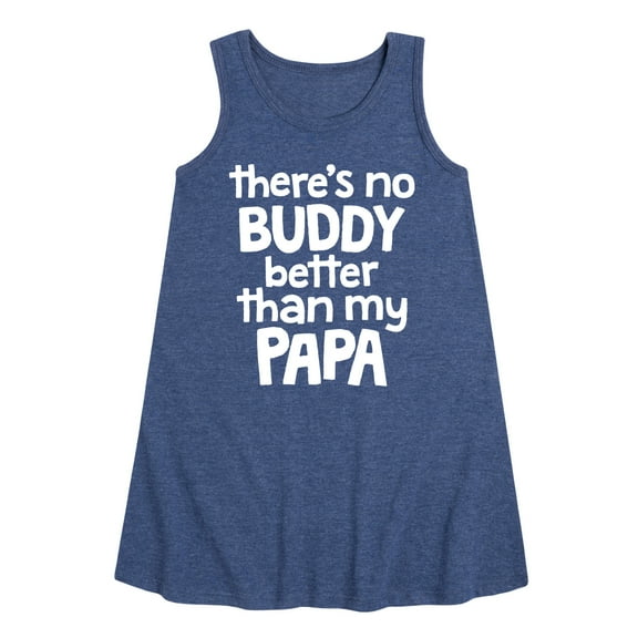 Instant Message - No Buddy Like Papa - Toddler & Youth Girls A-line Dress