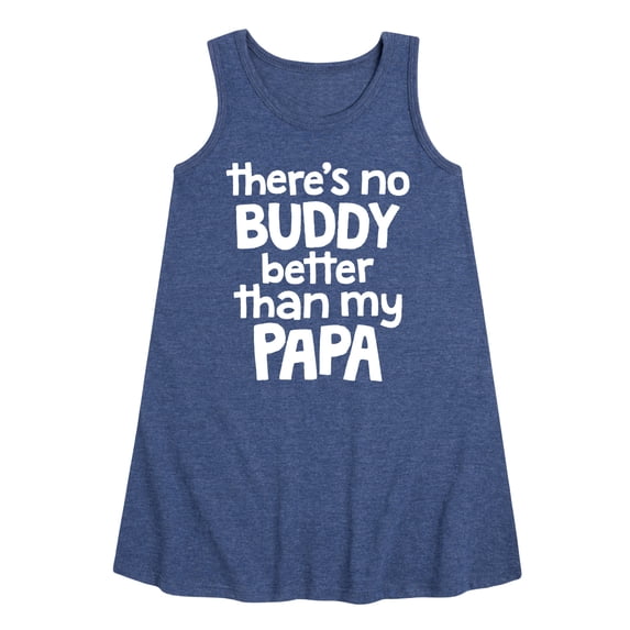 Instant Message - No Buddy Like Papa - Toddler & Youth Girls A-line Dress