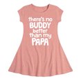 thumbnail image 1 of Instant Message - No Buddy Like Papa - Toddler & Youth Girls Fit & Flare Dress, 1 of 1