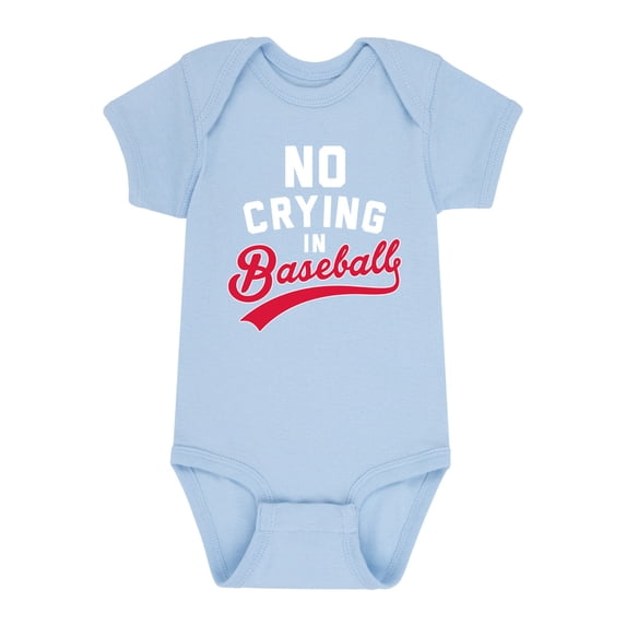 Instant Message - No Crying In Baseball Baby Graphic One Piece