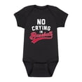 thumbnail image 1 of Instant Message - No Crying In Baseball Baby Graphic One Piece, 1 of 4