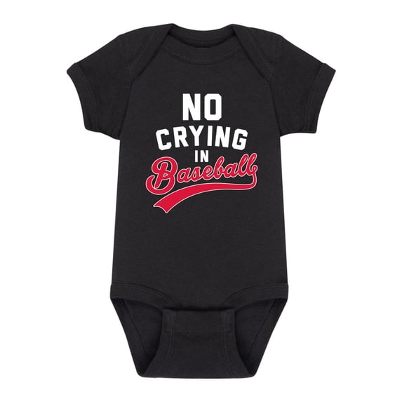 Instant Message - No Crying In Baseball Baby Graphic One Piece