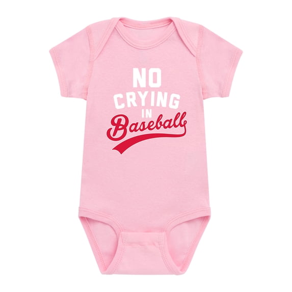 Instant Message - No Crying In Baseball Baby Graphic One Piece
