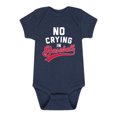 thumbnail image 1 of Instant Message - No Crying In Baseball - Infant One Piece, 1 of 4