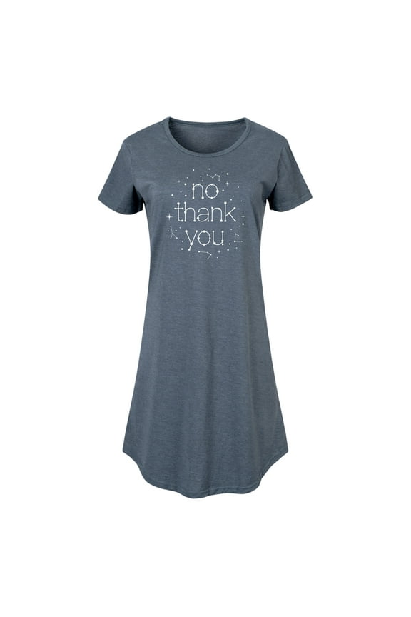 - No Thank You Celestial Stars Constellation - Womans Any Way Dress