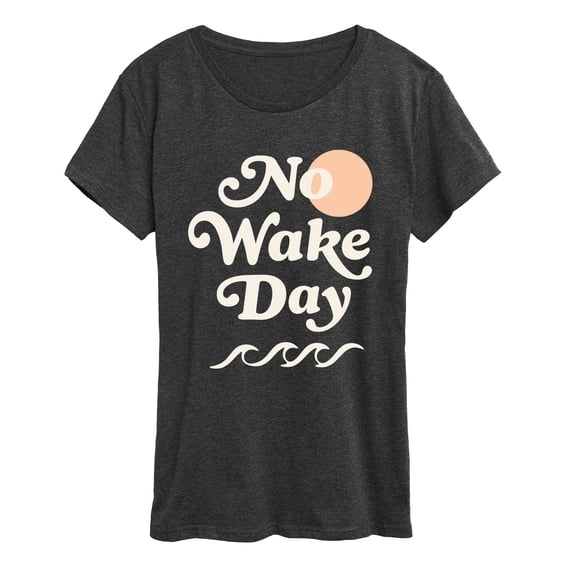 Instant Message - No Wake Day Short Sleeve Graphic T-Shirt