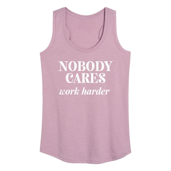 Instant Message - Nobody Cares - Women's Racerback Tank Top