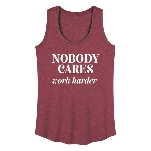Instant Message - Nobody Cares - Women's Racerback Tank Top