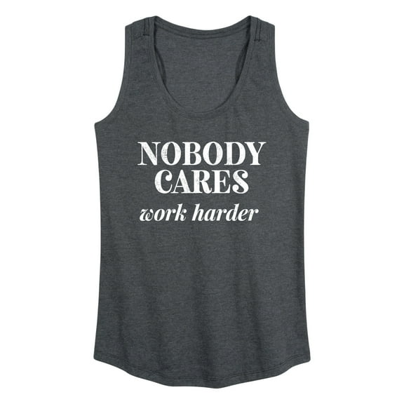 Instant Message - Nobody Cares - Women's Racerback Tank Top