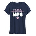 thumbnail image 1 of Instant Message - Non Romanceable NPC - Women's Short Sleeve Graphic T-Shirt, 1 of 6