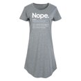 thumbnail image 1 of Instant Message - Nope. - A firm, decisive and perfectly clear "no." - Women's Any Way Dress, 1 of 7