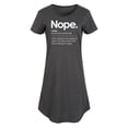 thumbnail image 1 of Instant Message - Nope. - A firm, decisive and perfectly clear "no." - Women's Any Way Dress, 1 of 6