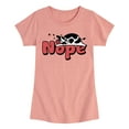 thumbnail image 1 of Instant Message - Nope Sleeping Cow - Toddler & Youth Girls Short Sleeve Graphic T-Shirt, 1 of 6