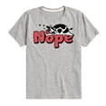thumbnail image 1 of Instant Message - Nope Sleeping Cow - Toddler & Youth Short Sleeve Graphic T-Shirt, 1 of 6