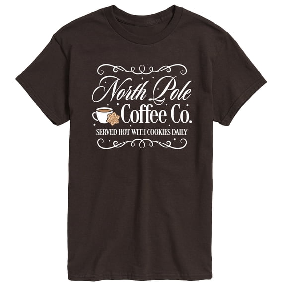 Instant Message - North Pole Coffee Co - Men's Short Sleeve Graphic T-Shirt