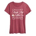 thumbnail image 1 of Instant Message - North Pole Coffee Co - Women's Short Sleeve Graphic T-shirt, 1 of 5