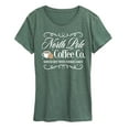 thumbnail image 1 of Instant Message - North Pole Coffee Co - Women's Short Sleeve Graphic T-shirt, 1 of 5