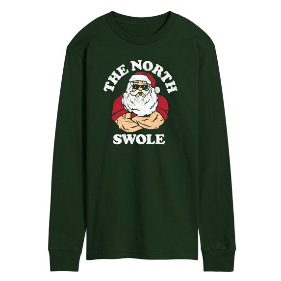 Instant Message - North Swole - Men's Long Sleeve T-Shirt