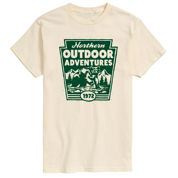 Instant Message - Northern Outdoor Adventures - Men's Short Sleeve Graphic T-Shirt