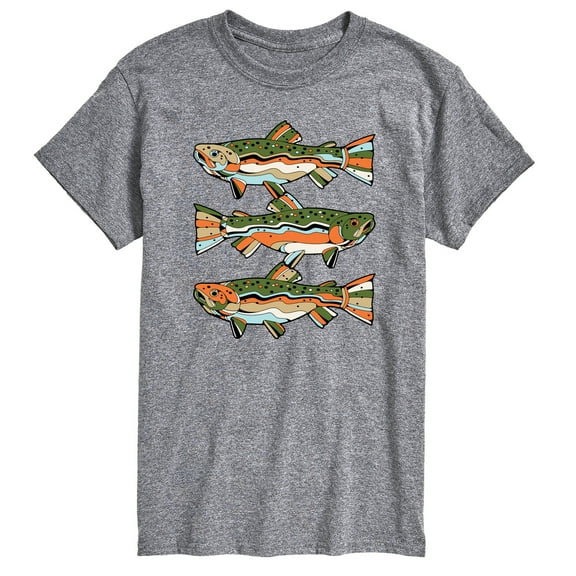 Instant Message - Northern Trout - Men's Short Sleeve Graphic T-Shirt