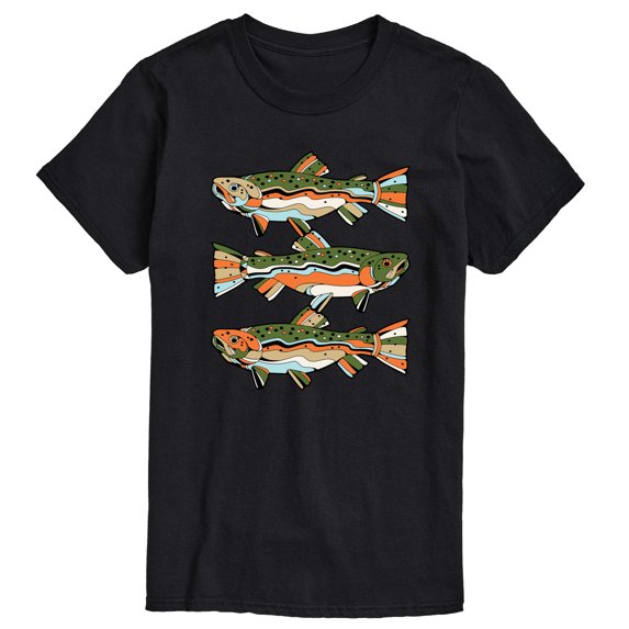 Instant Message - Northern Trout Short Sleeve Graphic T-Shirt