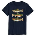 thumbnail image 1 of Instant Message - Northern Trout - Men's Short Sleeve Graphic T-Shirt, 1 of 6