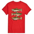 thumbnail image 1 of Instant Message - Northern Trout - Men's Short Sleeve Graphic T-Shirt, 1 of 6