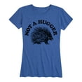 thumbnail image 1 of Instant Message - Not A Hugger Porcupine - Women's Short Sleeve Graphic T-Shirt, 1 of 5